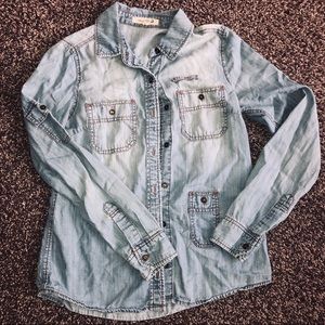 Light Wash Denim Shirt
